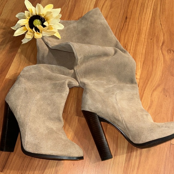 Colin Stuart Slouch Heeled Boots - Picture 1 of 14